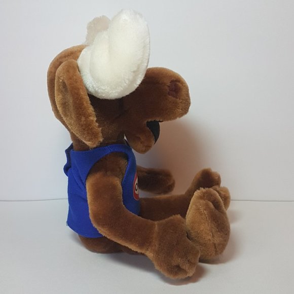 Vintage 1990s DR OETKER Moose Plush Stuffed Animal Promotional Mousse Pudding - Picture 5 of 14